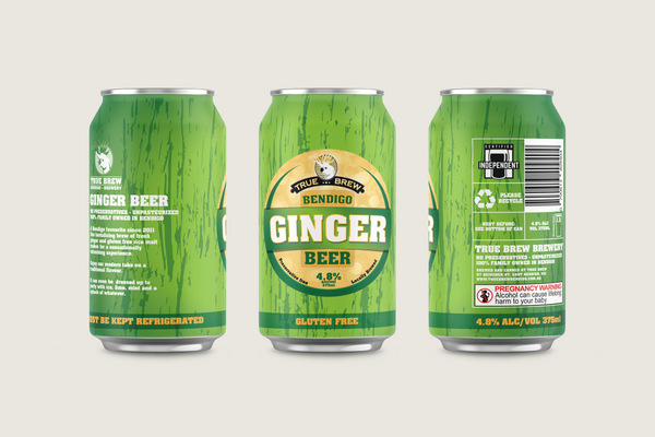 True Brew Ginger Beer - 375ml Cans